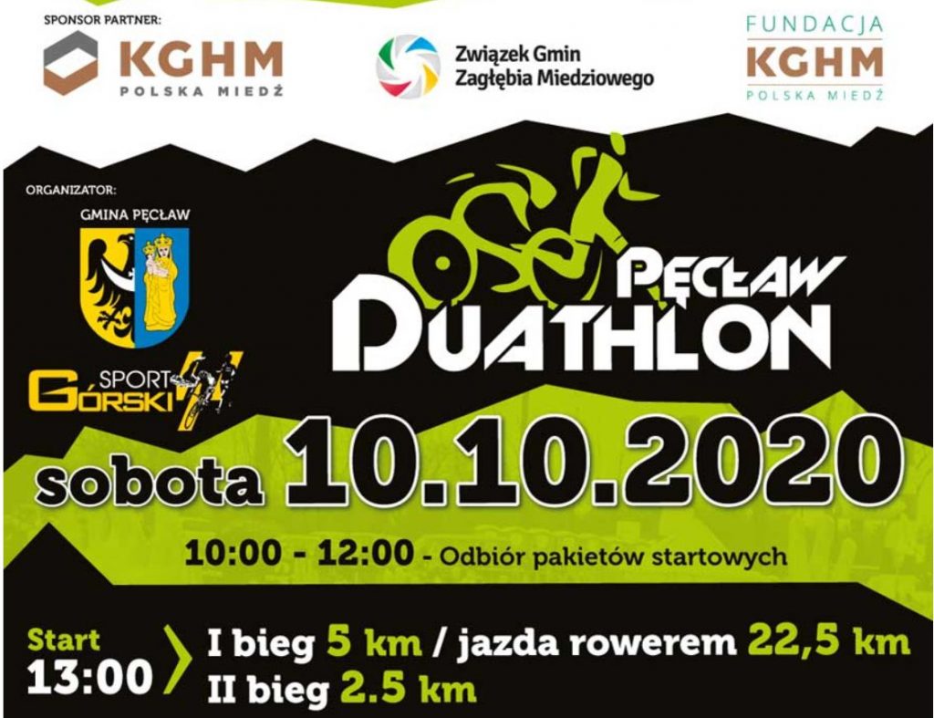 Duathlon Pęcław 10.10.2020 - wydarzenia na Rowerowym Szlaku Odry